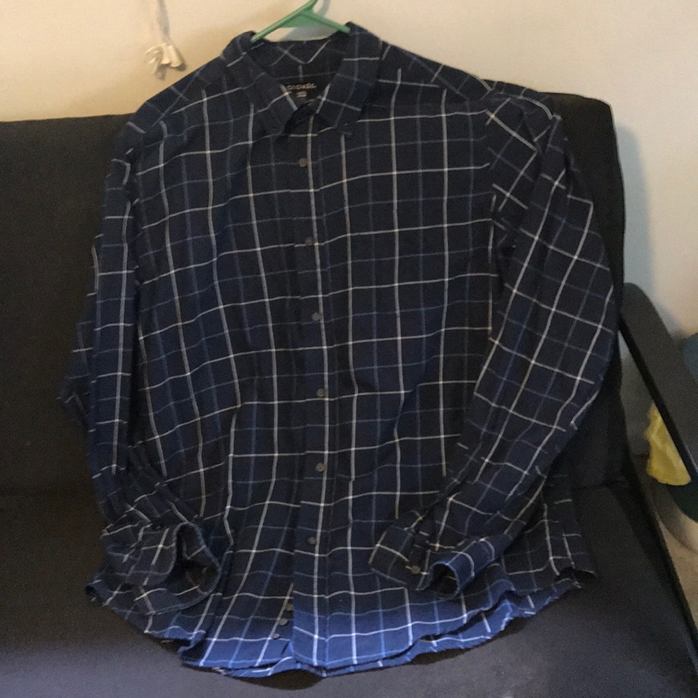 Long sleeve plaid button down